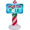 3.5ft. Airblown® Inflatable Outdoor North Pole Sign